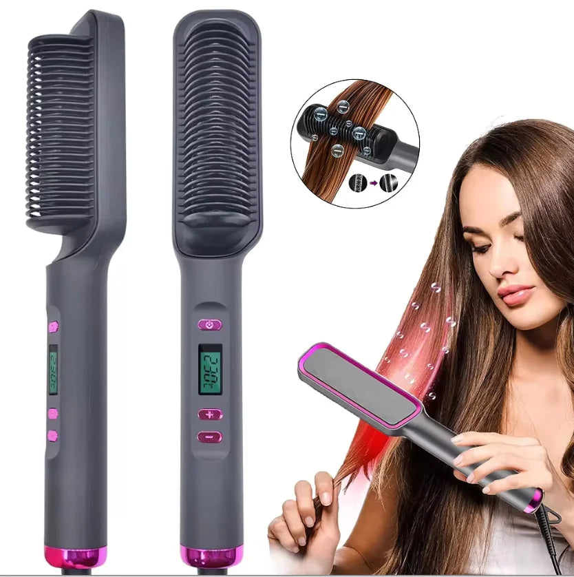 2 in 1 Straightener Styling Comb