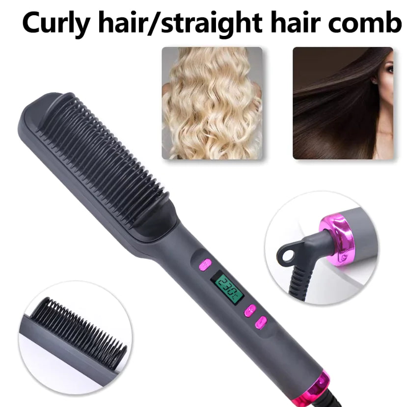 2 in 1 Straightener Styling Comb